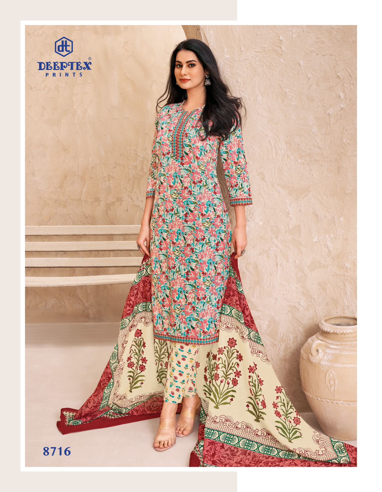 Miss India Vol 87 By Deeptex Cotton Printed Dress Material Wholesale Price In Surat
